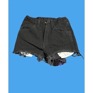 Rustler Vintage Black Cutoff Shorts